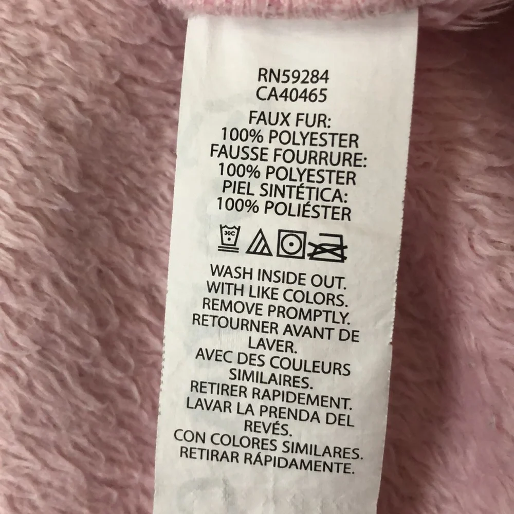 The children’s place plush jacket 5T pink (kt3)